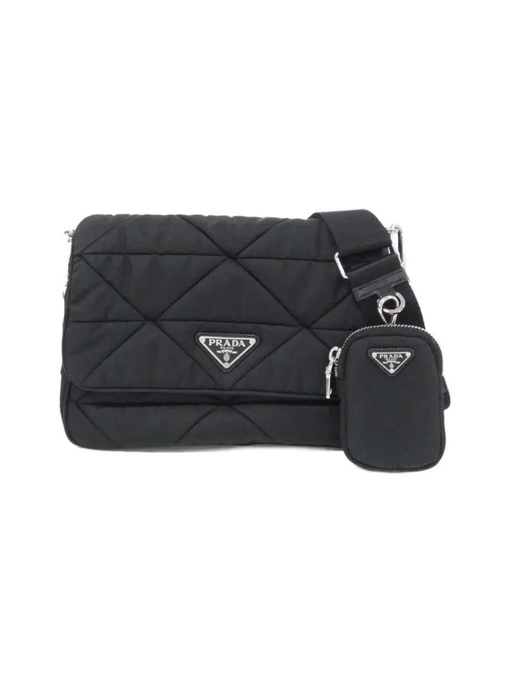 Prada Shoulder Bag Silver
